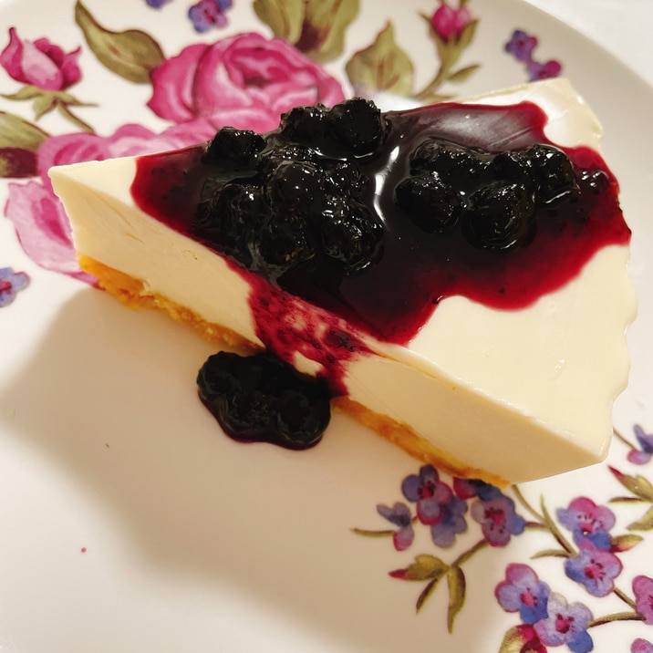 超簡単♡レアチーズケーキ♡ヨーグルトなし!